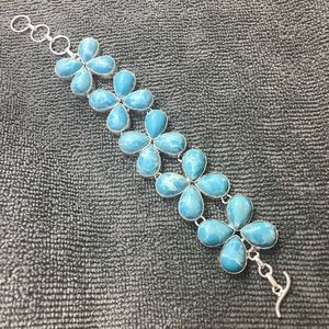 Jewelry - Larimar handmade bracelet 925 NEW adjustable Jewelry - Larimar handmade bracelet 925 NEW adjustable